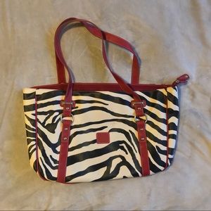 Zebra Patterned Handbag