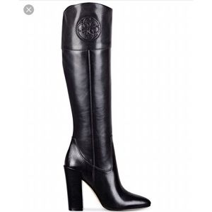 Guess "Dalen" Leather Tall Boots
