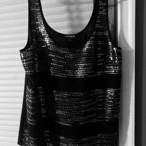 NWT Express sequin tank top