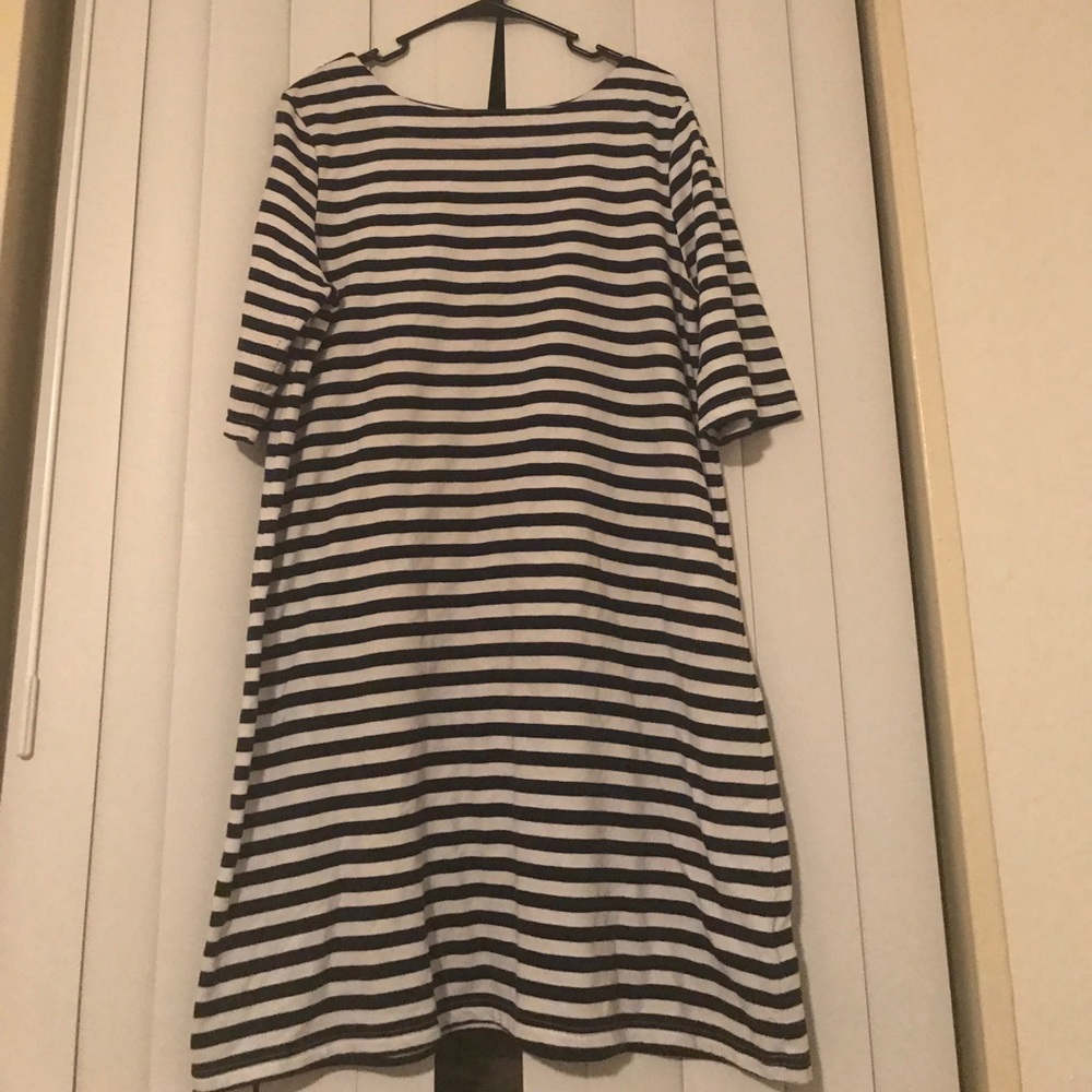 18/20 BLUE/WHITE TUNIC DRESS