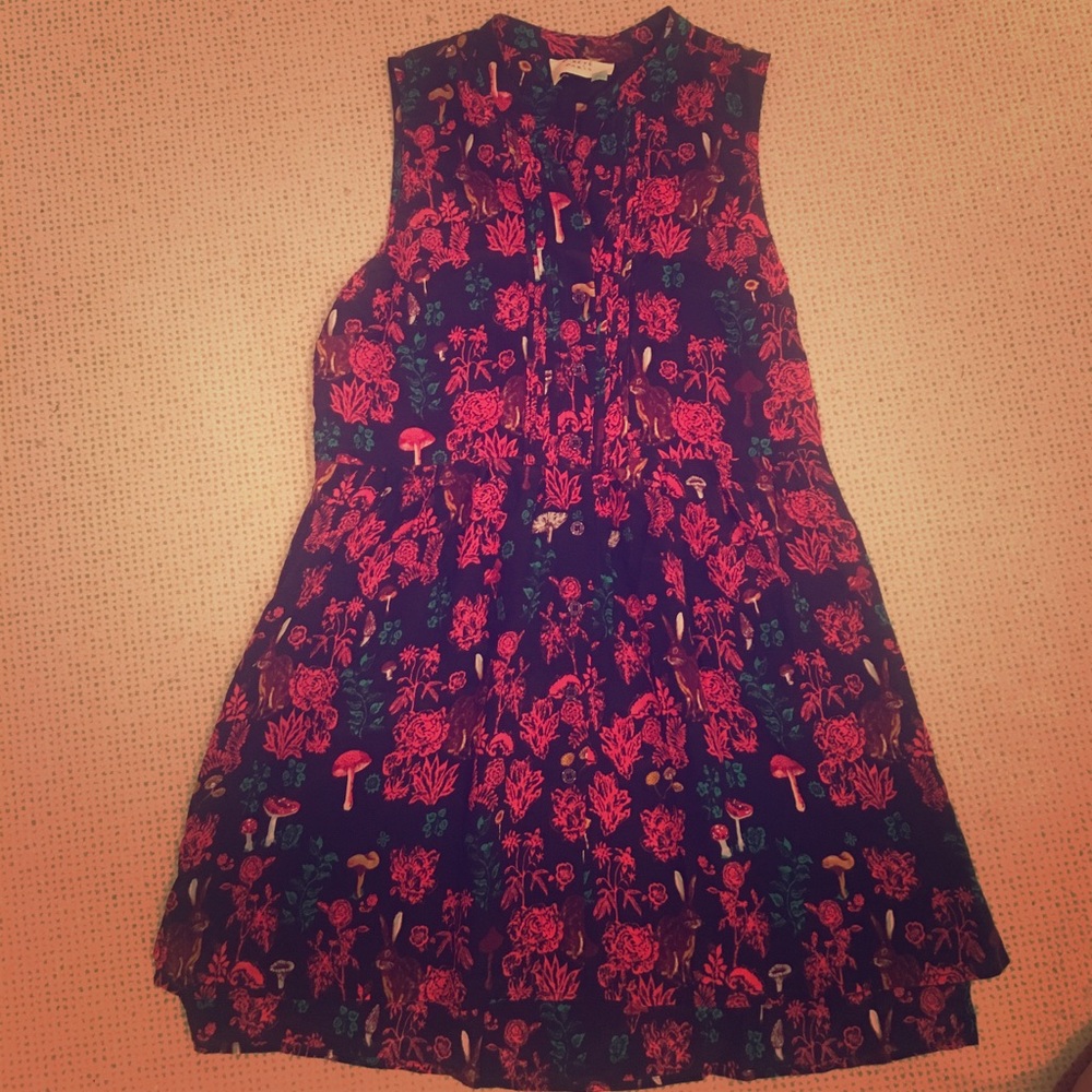 Tunic top with cute rabbit print