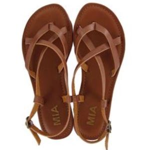 Mia Cruise Strappy Sandals, Cognac