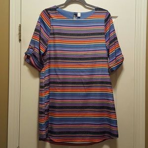 Multi-colored shift dress from Blue Rain!