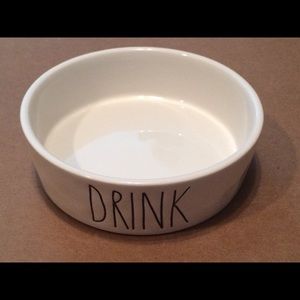 Rae Dunn DRINK Cat Bowl
