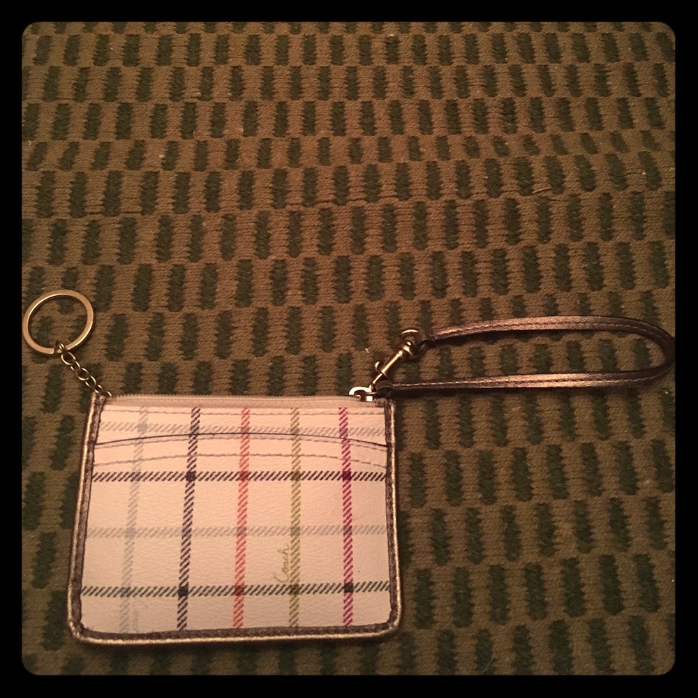 Used once Coach wristlet wallet and id holder