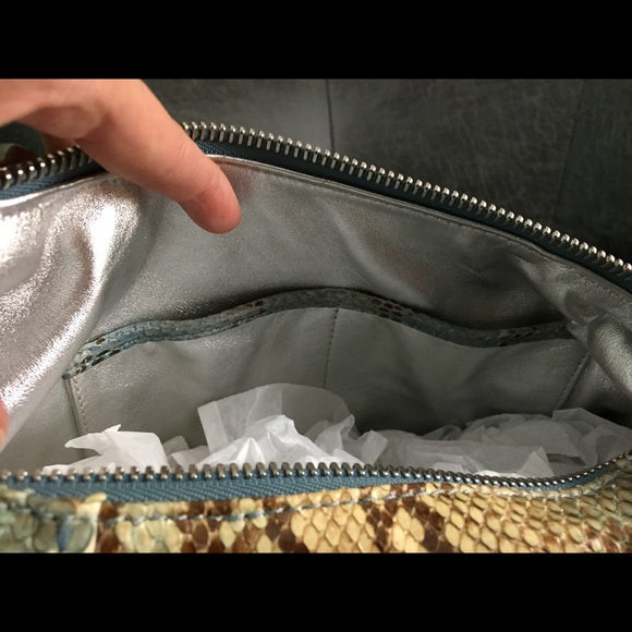Michael Kors Suzi Python Hobo Bag. - Picture 5 of 8