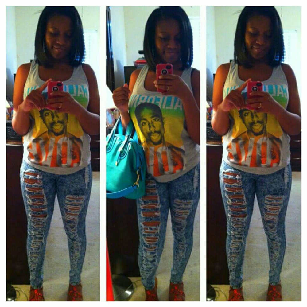 High Waisted  Denim Jeans