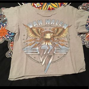 Van Halen customized crop top size S