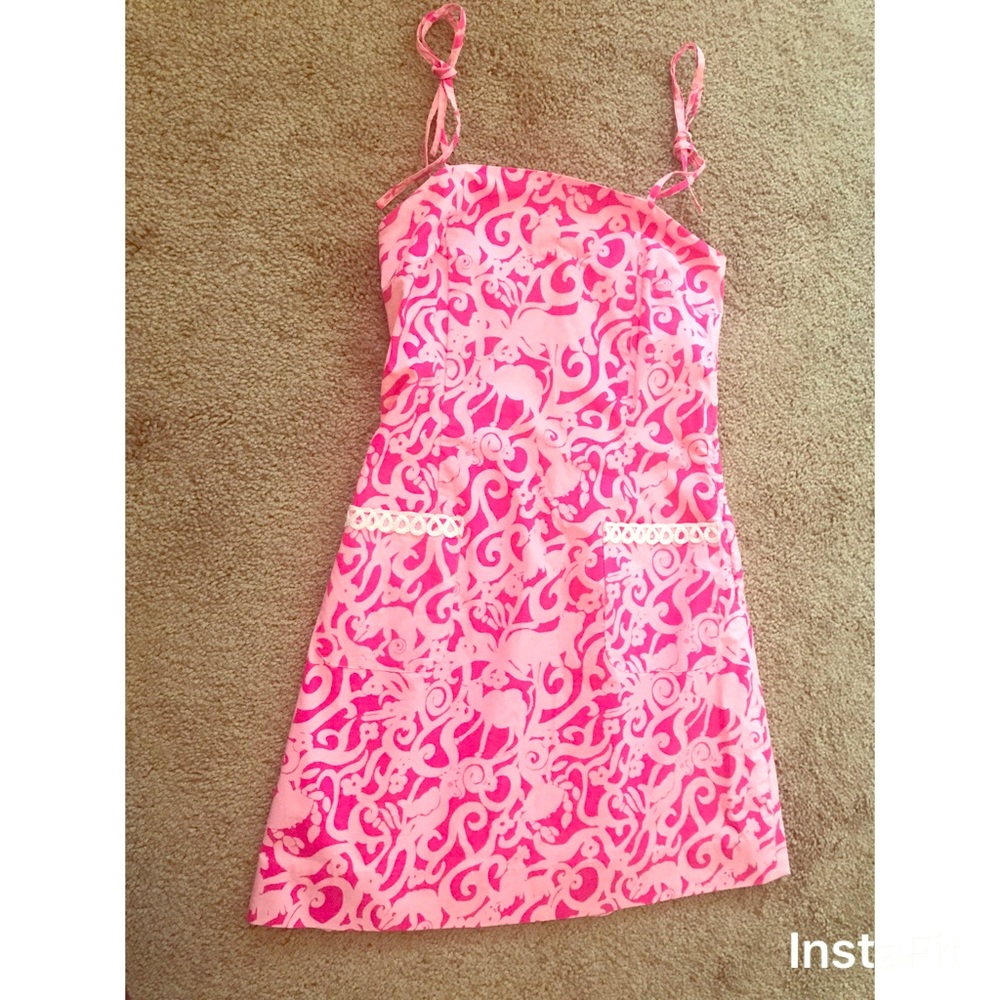 Lilly Pulitzer Shoulder Tie Mini Dress