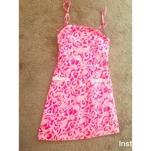 Lilly Pulitzer Shoulder Tie Mini Dress