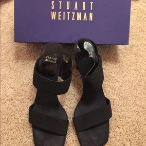 Stuart Weitzman black sandals size 8.5