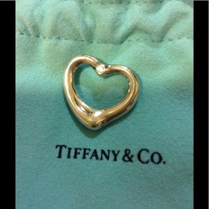 Used Tiffany Heart with diamond pendant