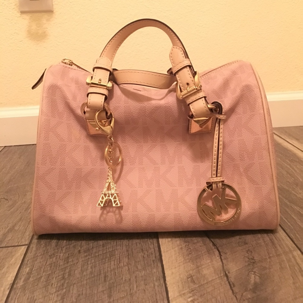 Michael Kors pink Grayson  Satchel