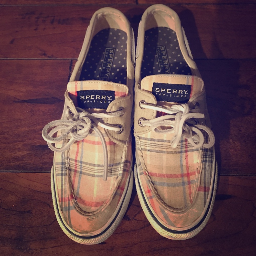 Women's Plaid Sperry Shoes