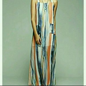 Watercolor Maxi Dress Reserved for @carly_rose85