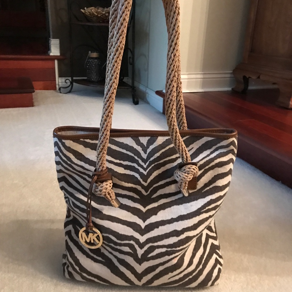 Michael Kors zebra tote