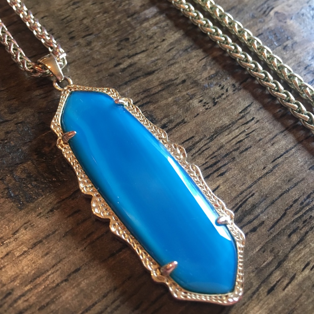 Blue Kendra Scott Necklace
