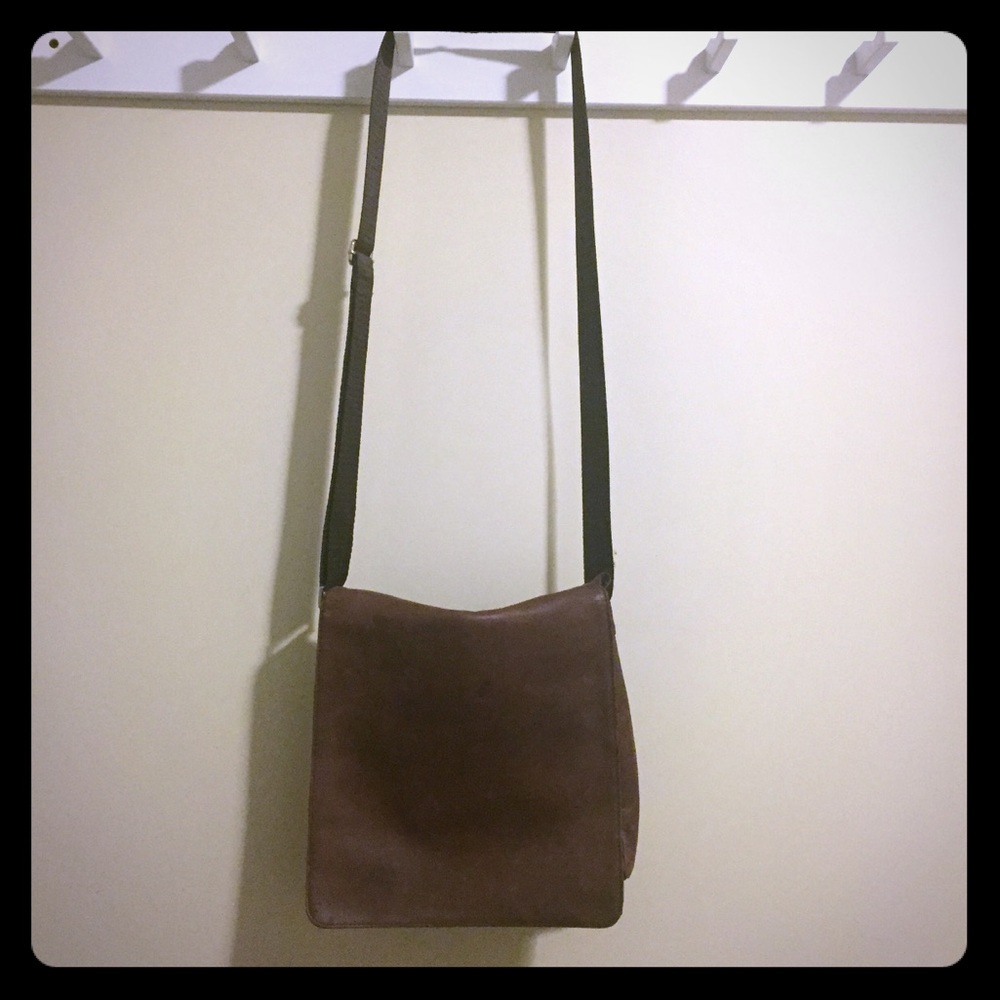 Genuine Italian leather men's side bag