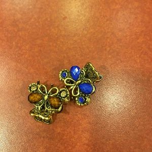 Mini butterfly hair claw clip