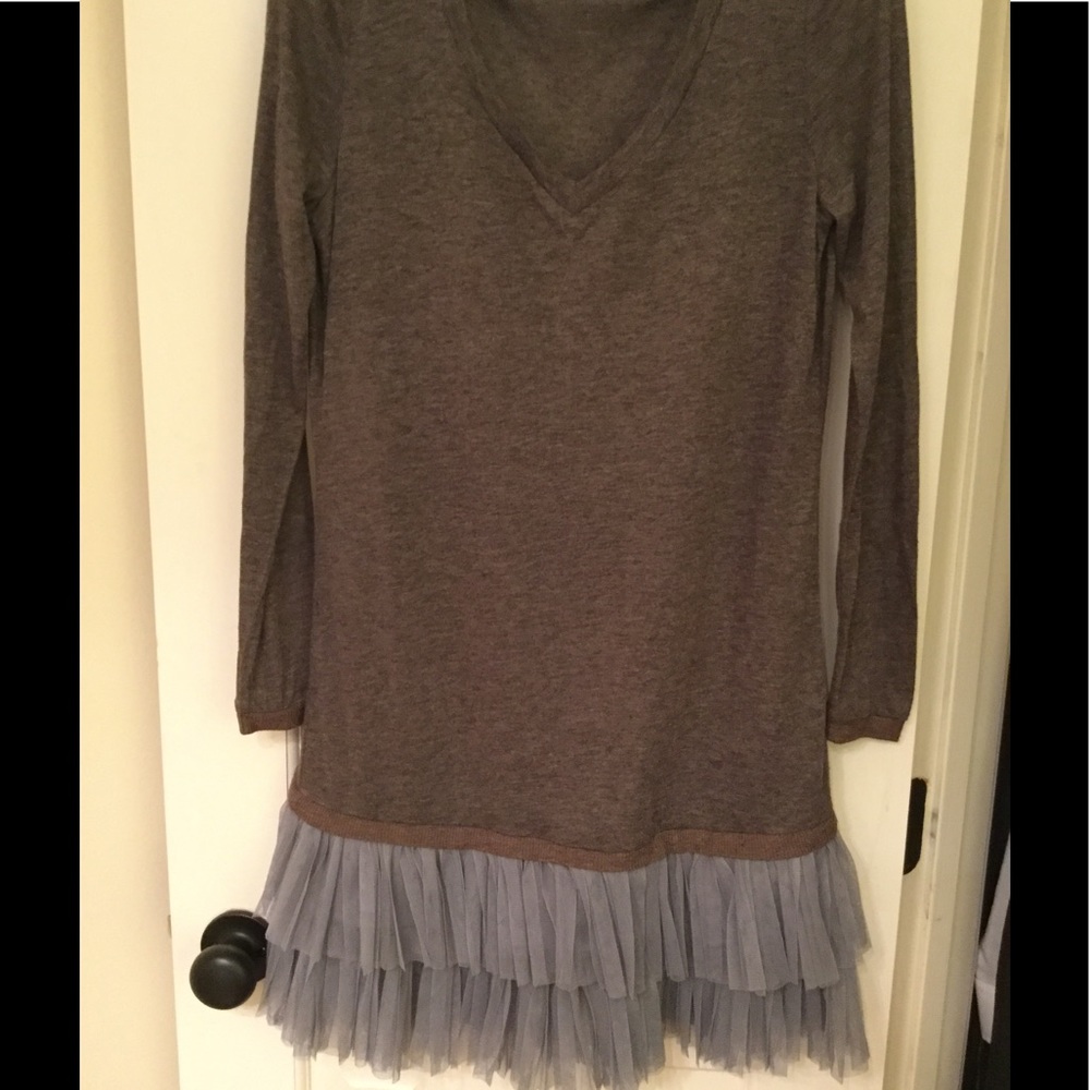 Tulle hem tunic/dress