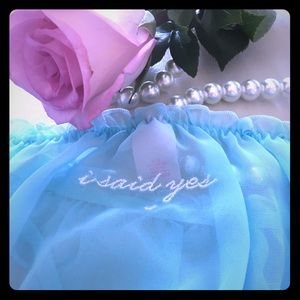 NWT I DO Victoria's Secret Bridal Panties Gift S