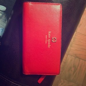 Red Kate Spade wallet