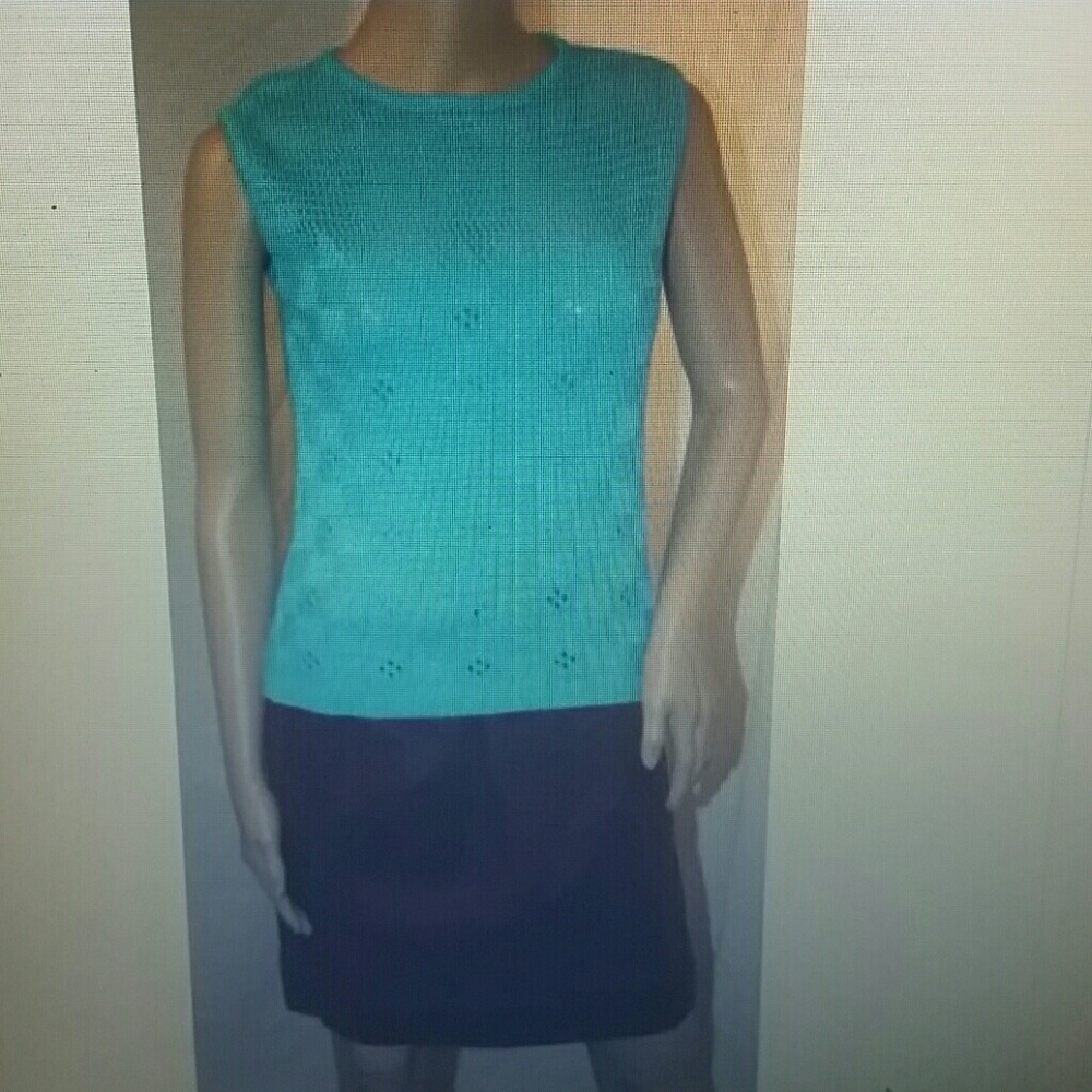 Louise Tricot crochet knit tank top Cami blouse