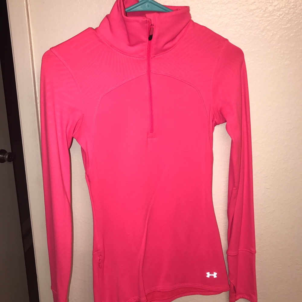 Pink Under Armour Half Zip