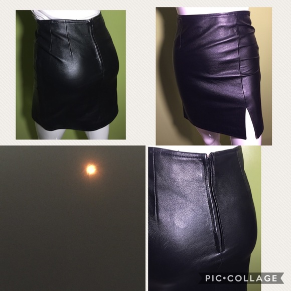 GENUINE LEATHER SKIRT - Picture 3 of 6