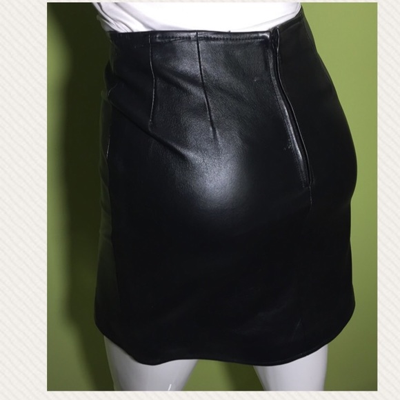 GENUINE LEATHER SKIRT - Picture 6 of 6
