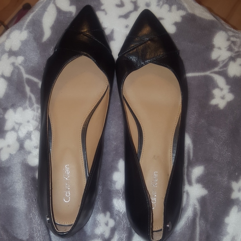 Calvin Klein Gailia pointed flats
