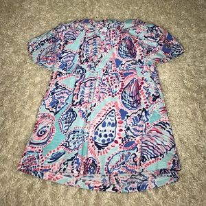Lilly Pulitzer strapless shirt