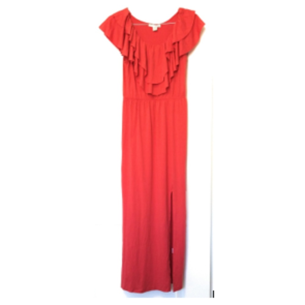 Bohemian Eclectic Ruffled Collar Dress Medium