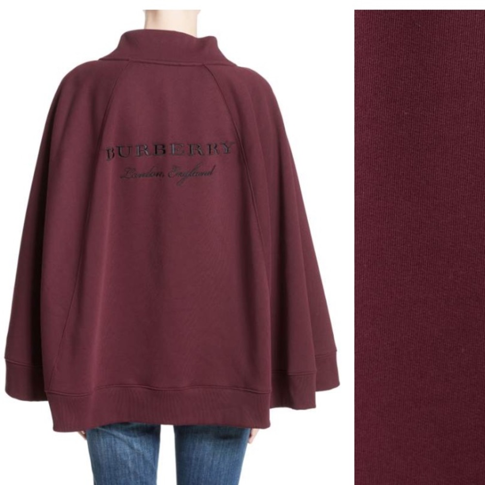#BurberryCape #Cranberry! 💜 Only one left deal‼️