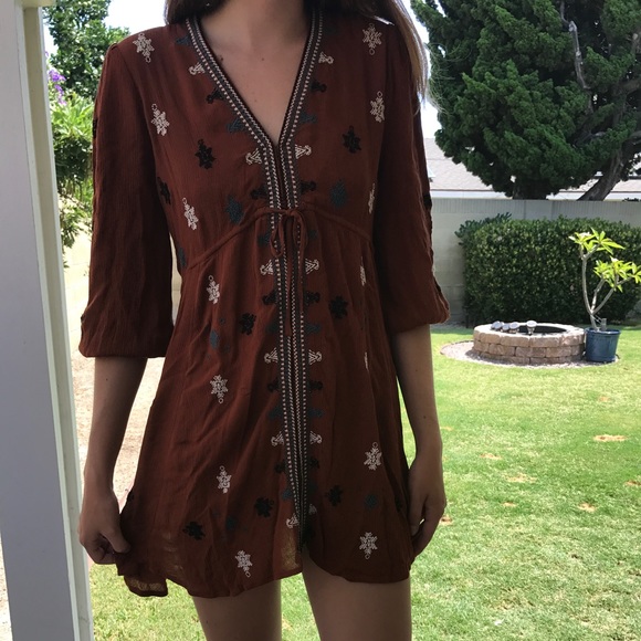 Free People Dresses & Skirts - Free people embroidered dress