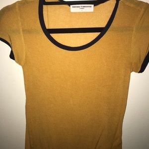 Yellow T-shirt urban outfitters
