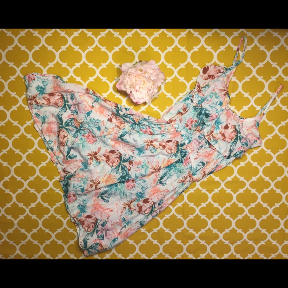 Floral Cotton On Midi Dress