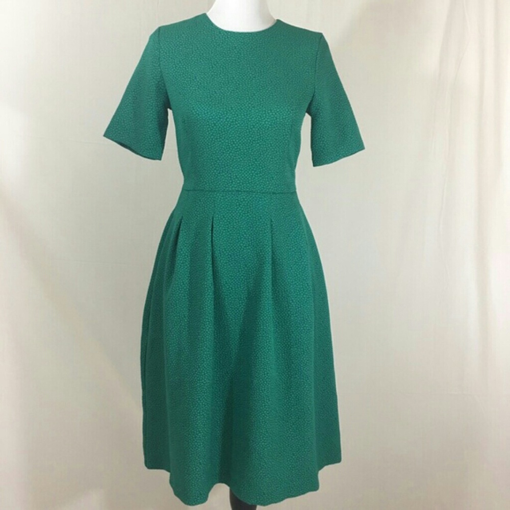 H&M Green Midi Dress