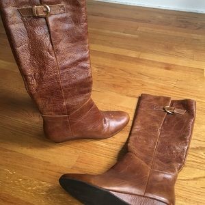 NWOT Tall Leather Boots