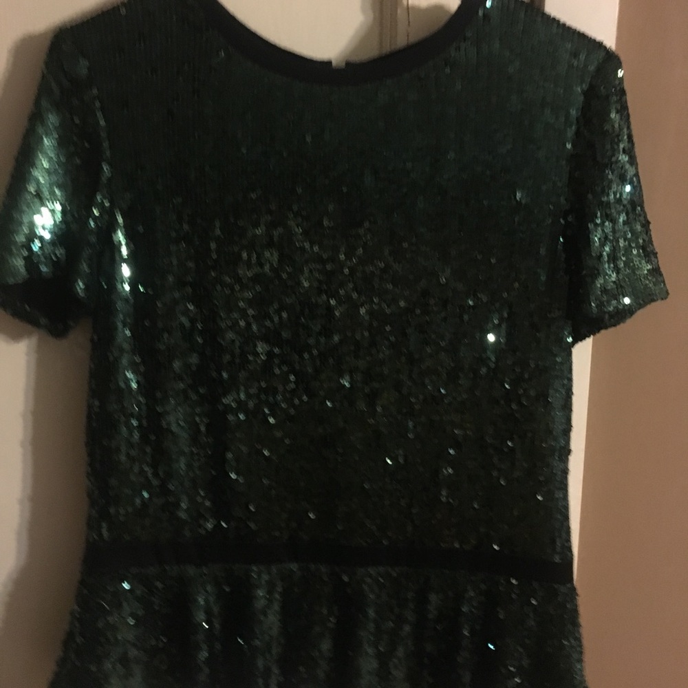 Tory Burch Erica Peplum NWT, Size small, green