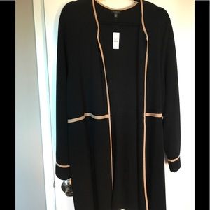 Talbots long duster cardigan sz XL NEW