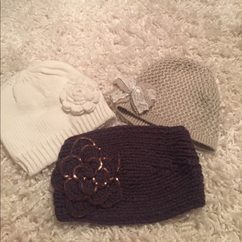 Winter hat and head wrap bundle