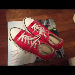 Red Converse Allstar Women's Size 7