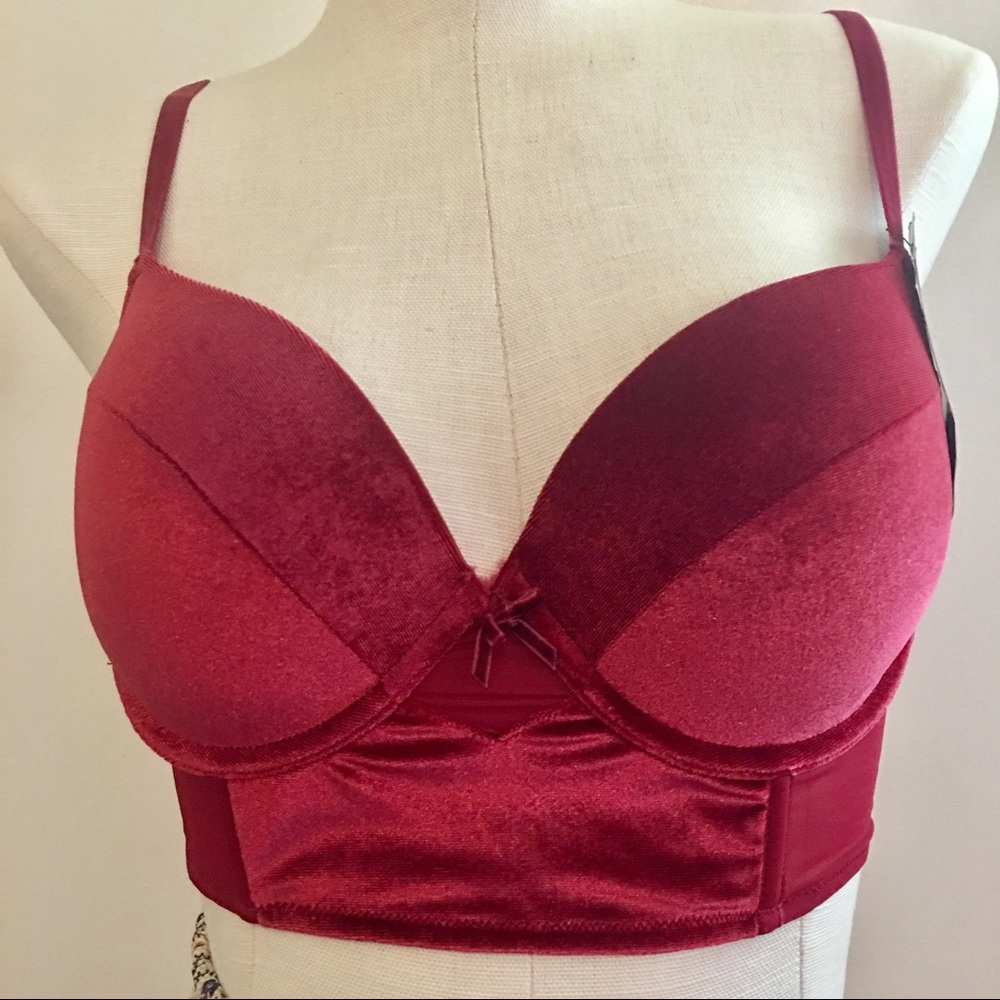 NWT Maidenform  velvet longline bra size 36b