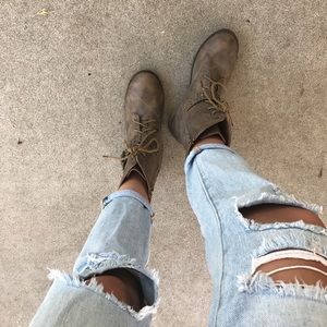 Edgy military boots