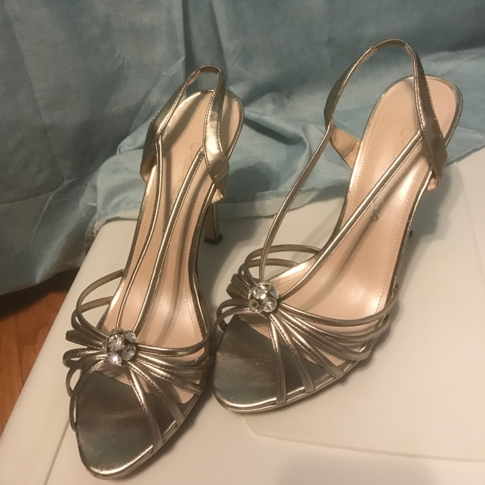 Caparros Jeweled Ball Heels