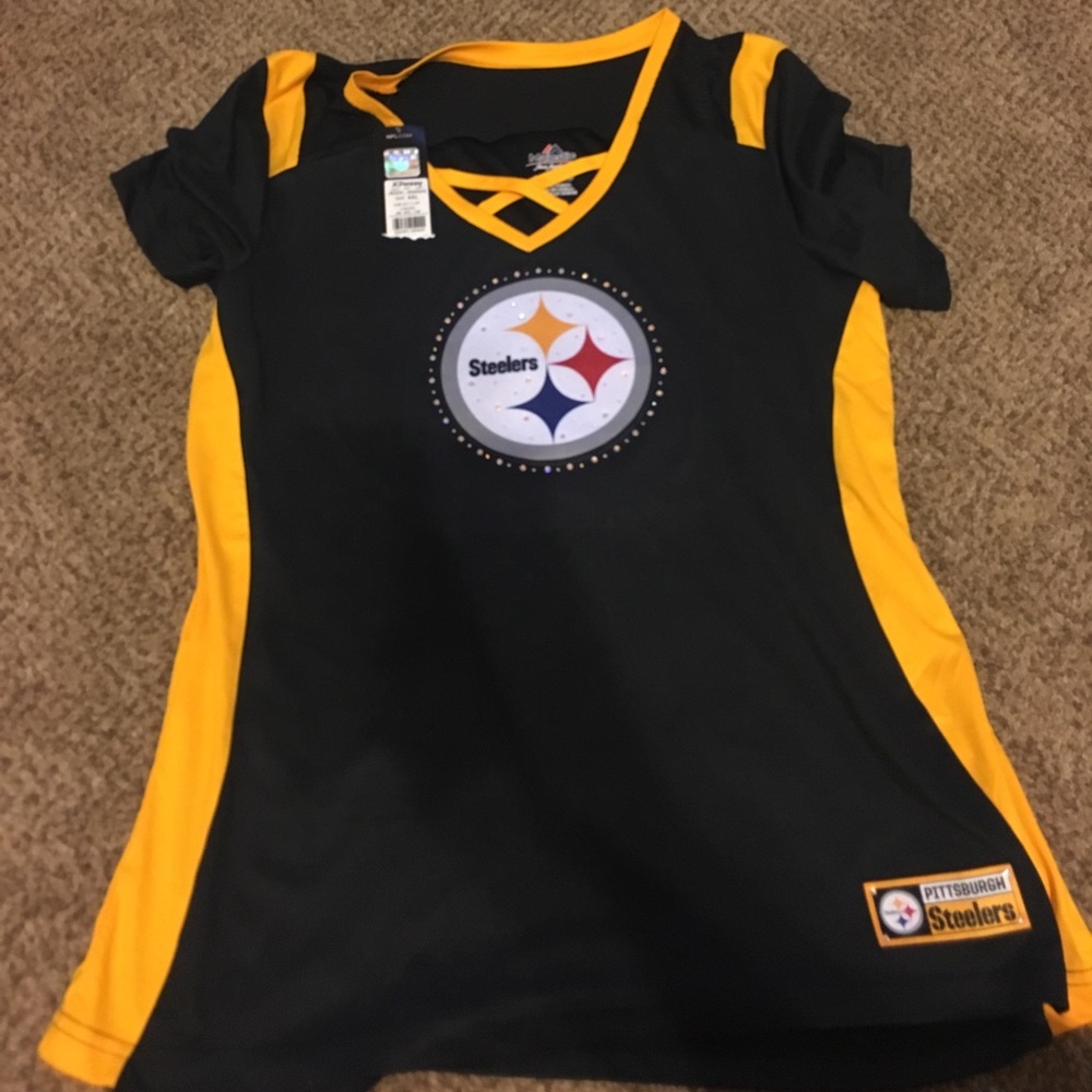 Women's fashion Steelers tee