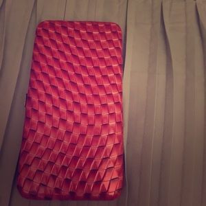 Brand new with tags, Hard shell Fuchsia wallet