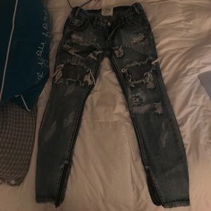 One teaspoon destroyed jeans