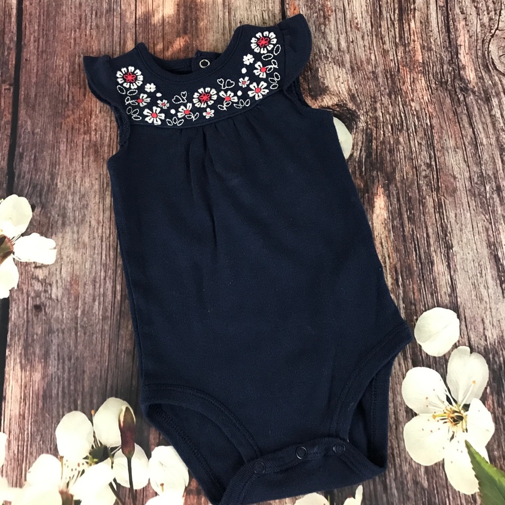 Carter's Blue Onesie size 12 months